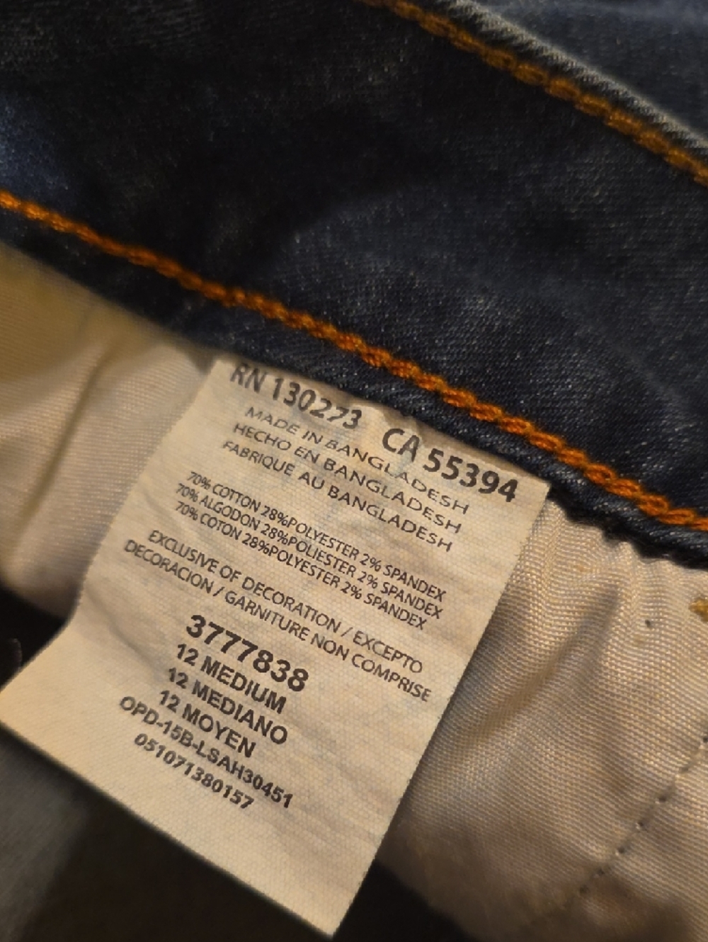 Lee Indigo Denim Bermuda Shorts - Picture 3 of 6